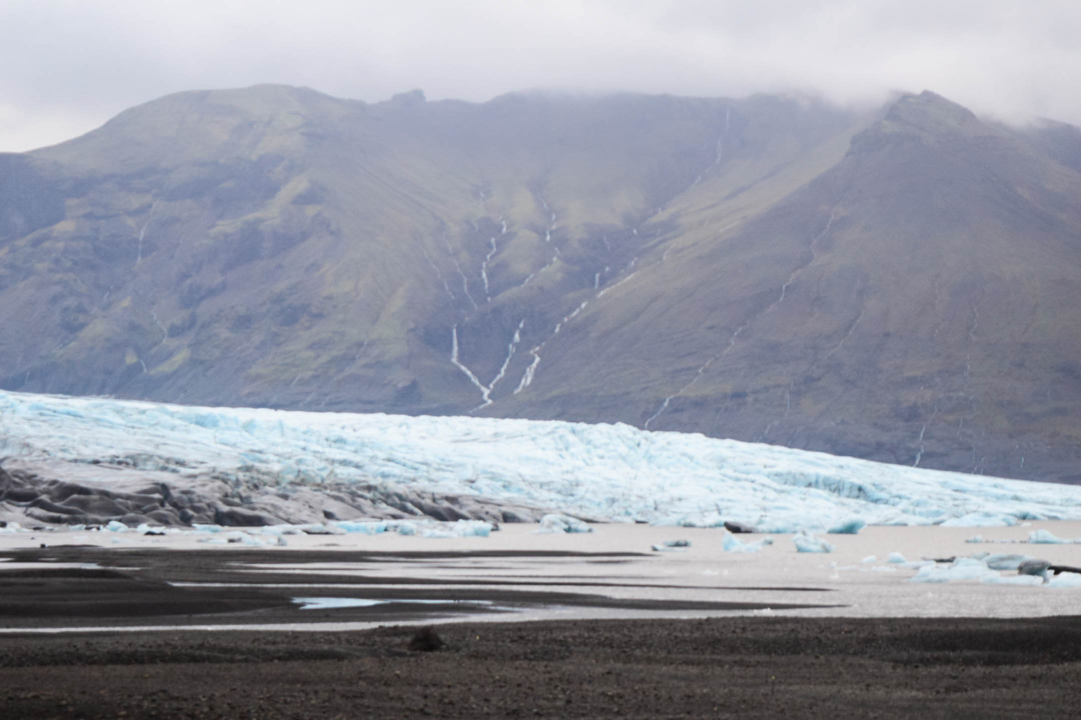 Skaftafellsjökull glacier tongue