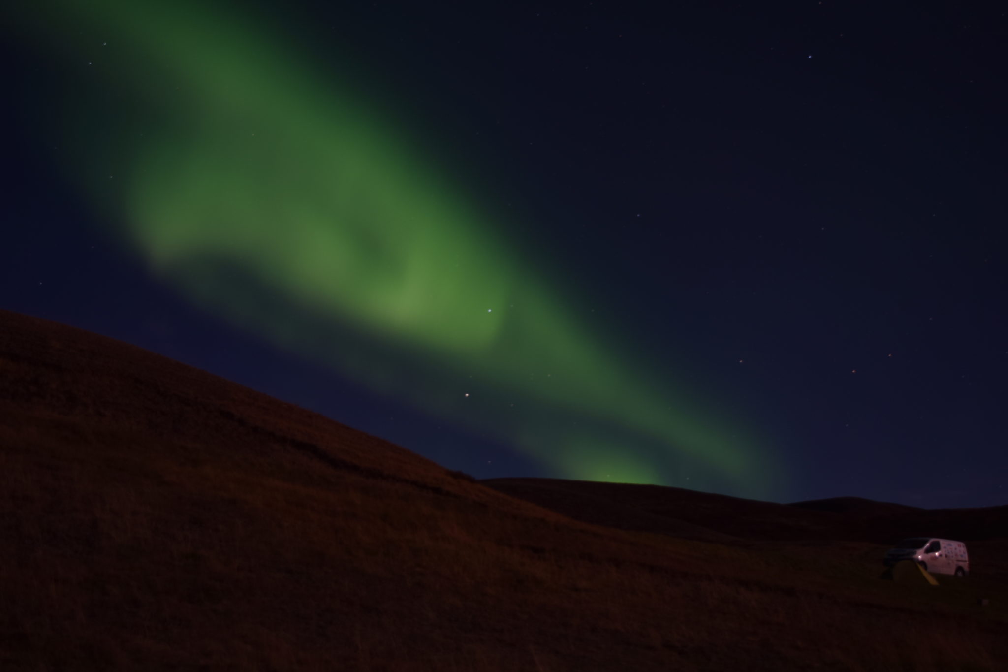 Northern Lights over Lake Mývatn