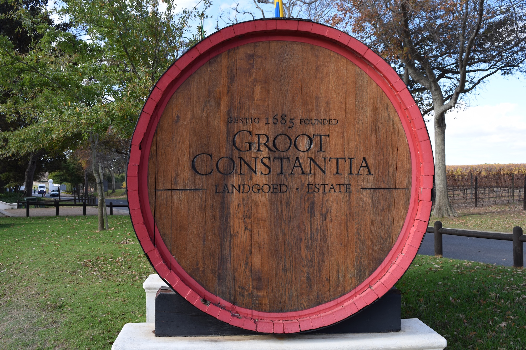 Wine tasting at Groot Constantia