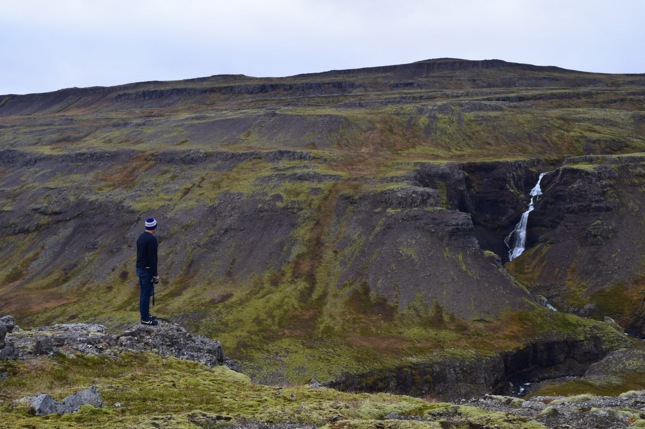 One of many waterfalls along F-66
