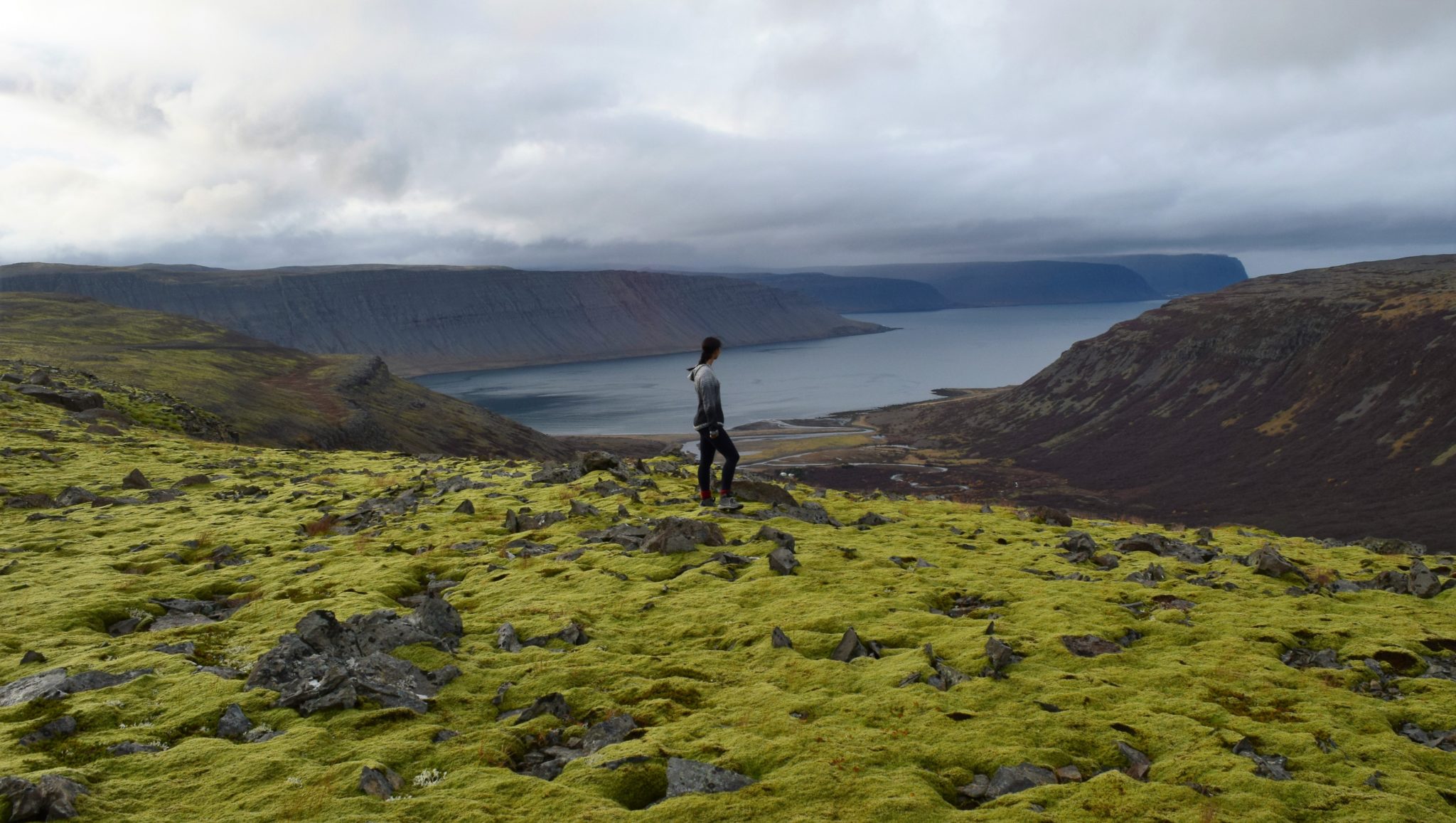 Stunning fjord views on the way to the best hot spring