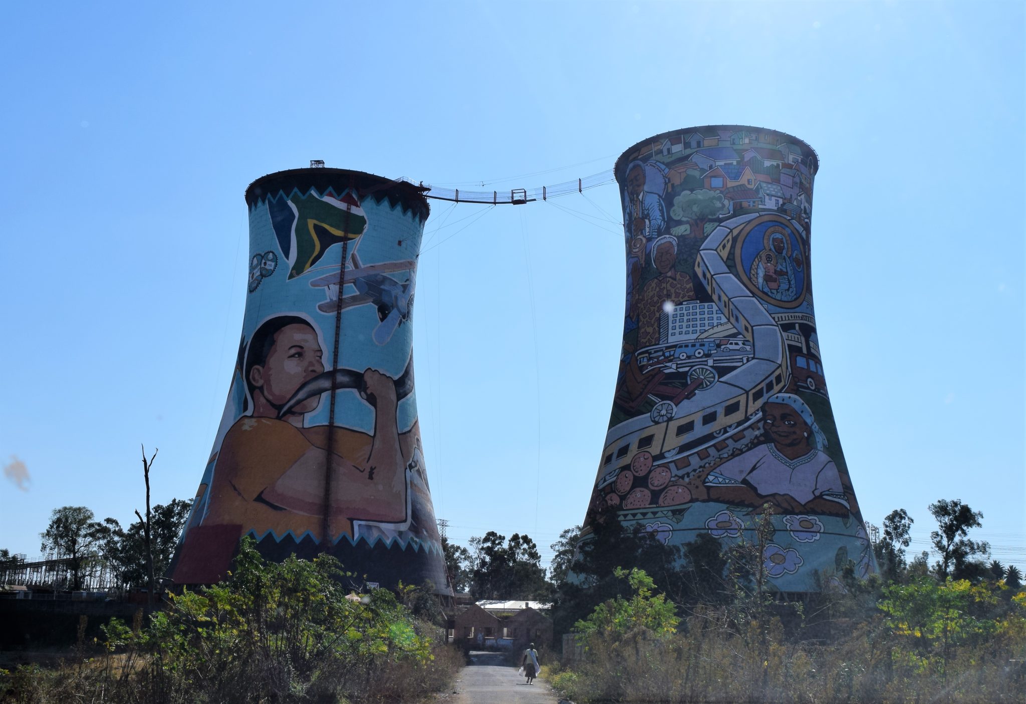 The iconic Soweto Cooling Towers
