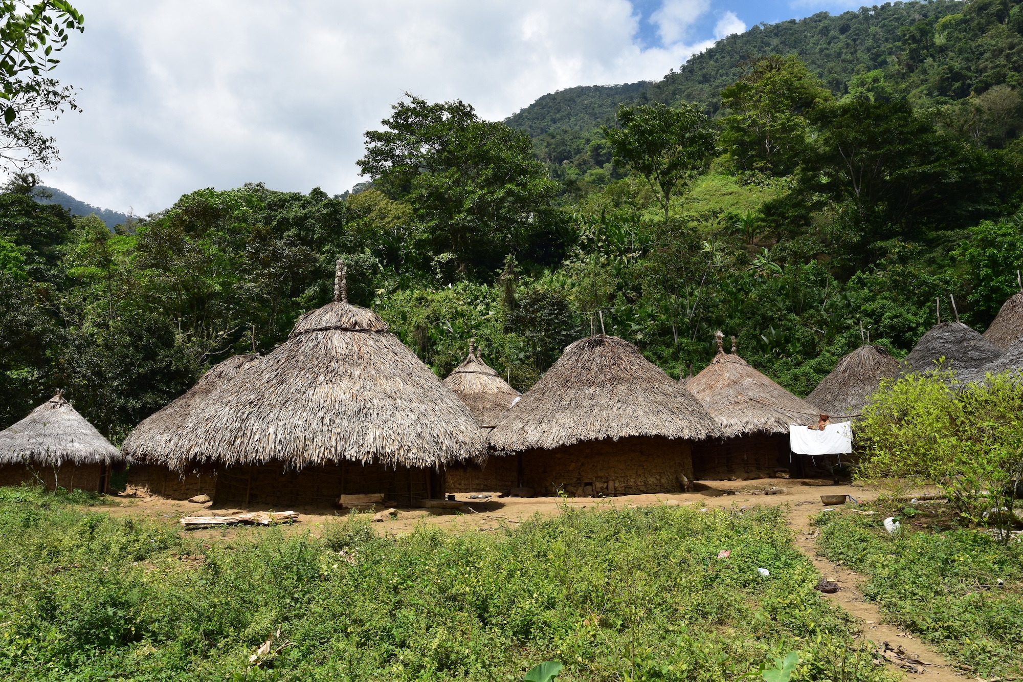 Indigenous village on the way to the Lost City