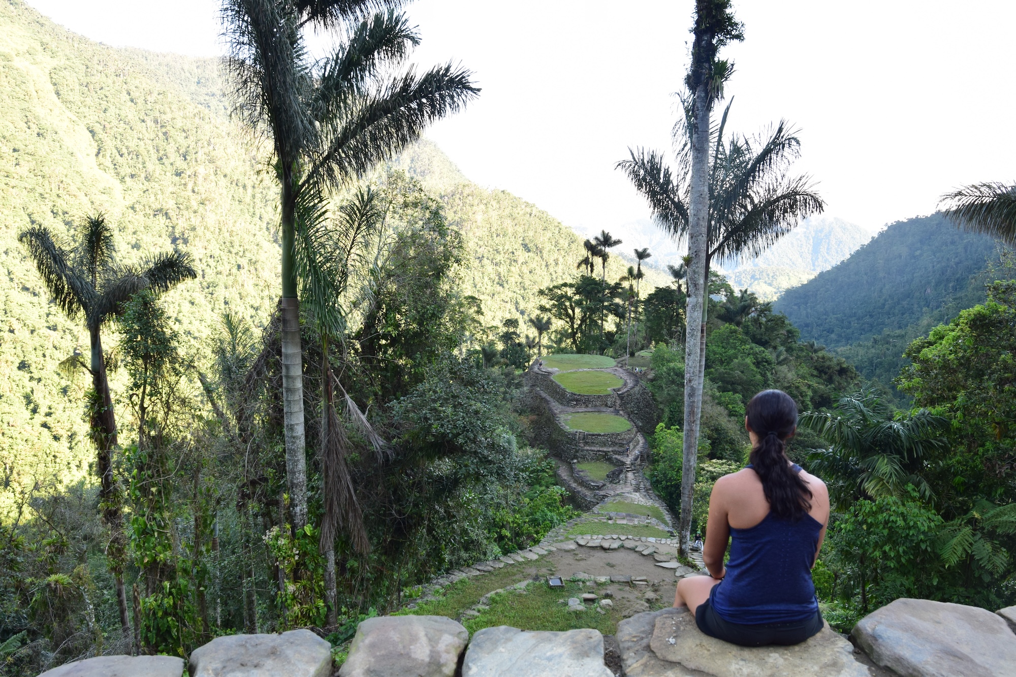 On top of the world, overlooking Ciudad Perdida