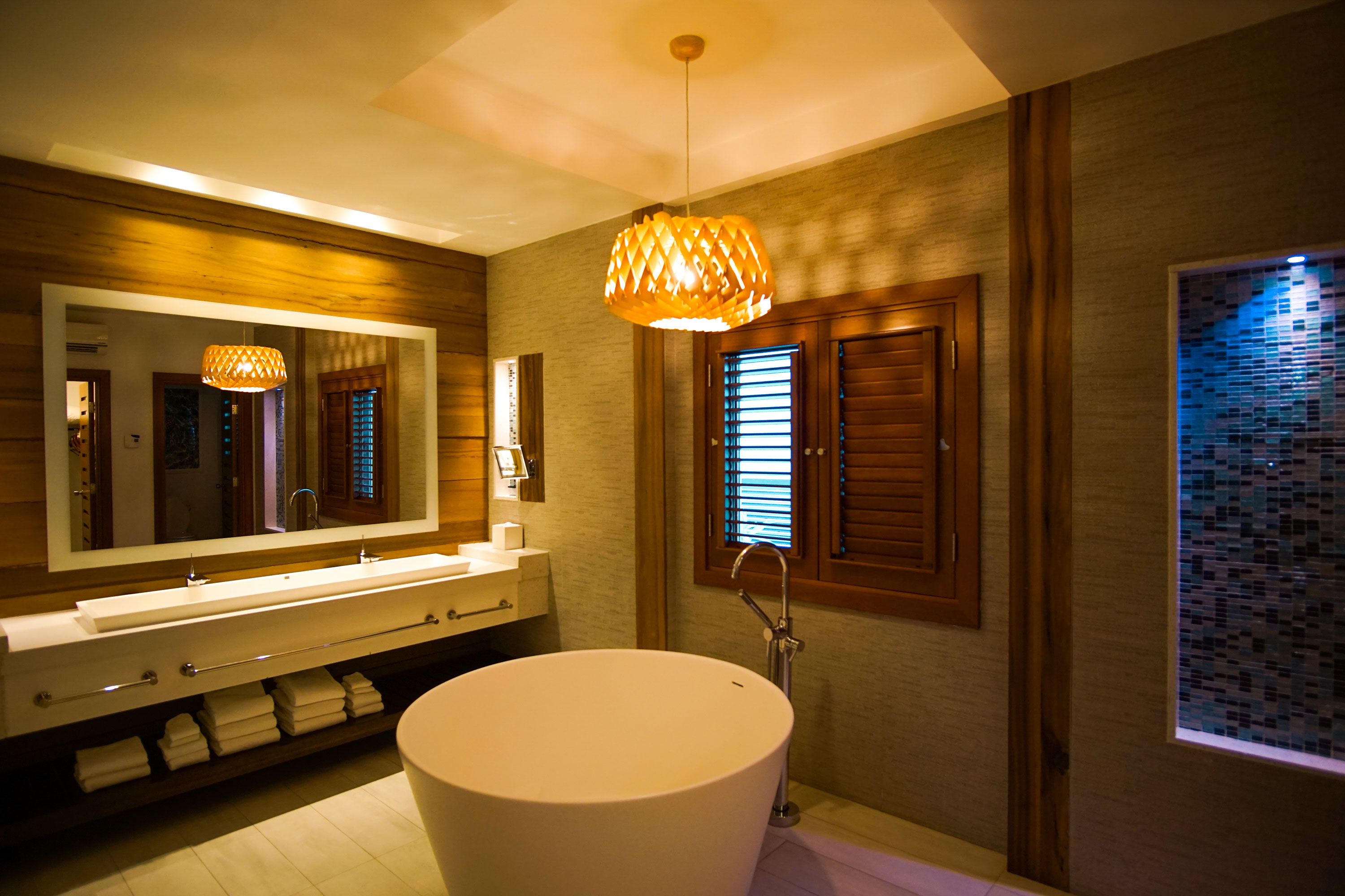 Bathtub in one of the rooms at Sandals Jamaica