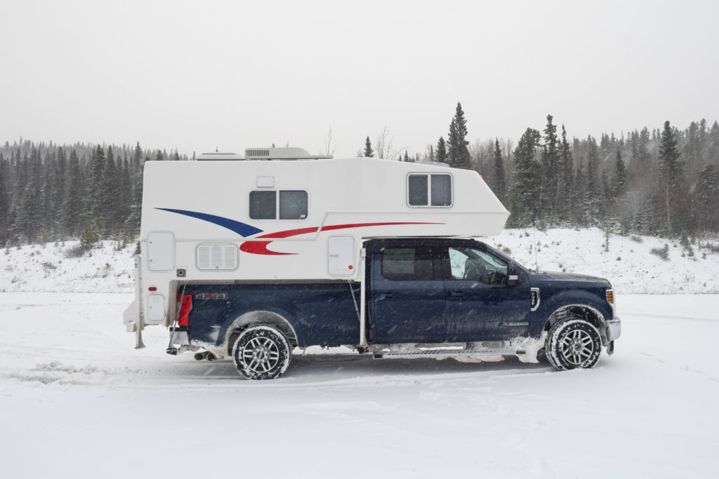 Our adventure truck for the Canadian Rockies road trip