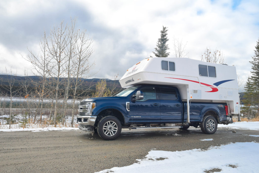 One of many lunch stops along the Canadian Rockies road trip