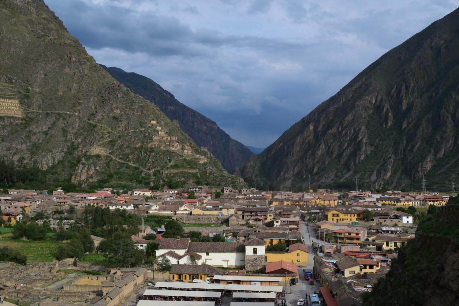 Ollantaytambo from the ruins