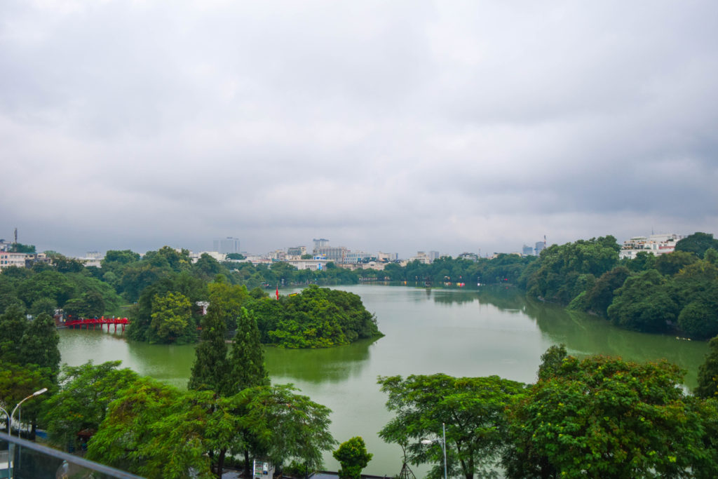 A view of Hoam Kiem Lake: One week in Vietnam